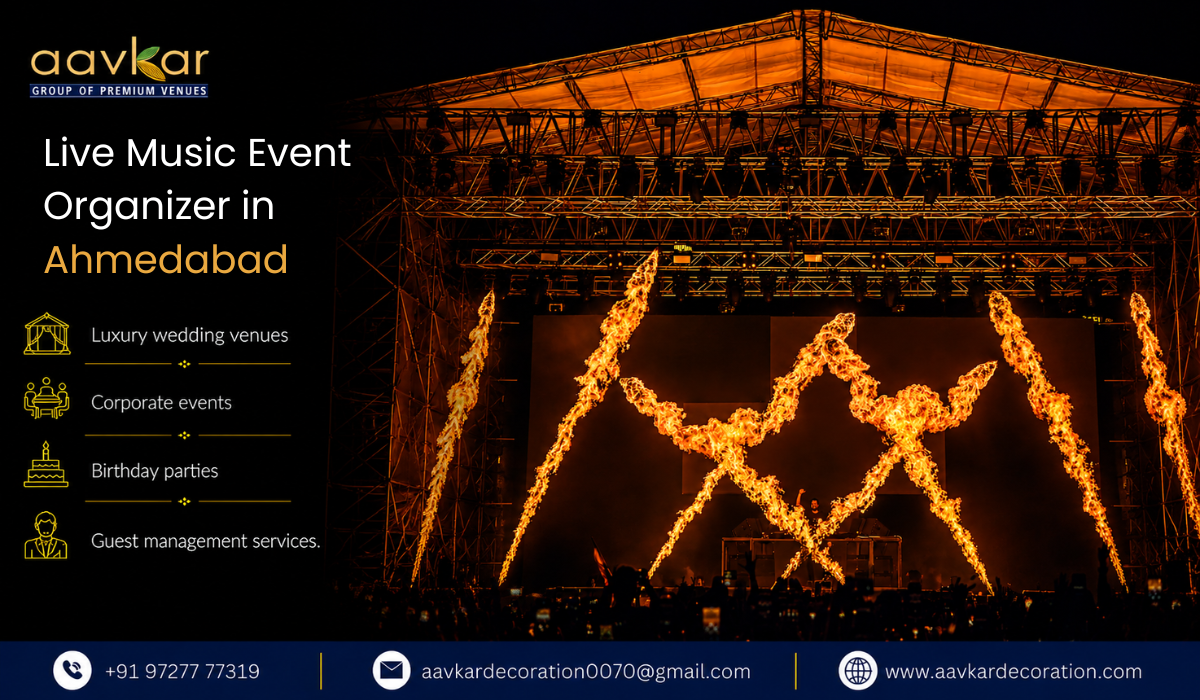 Live Music Event Organizer in Ahmedabad