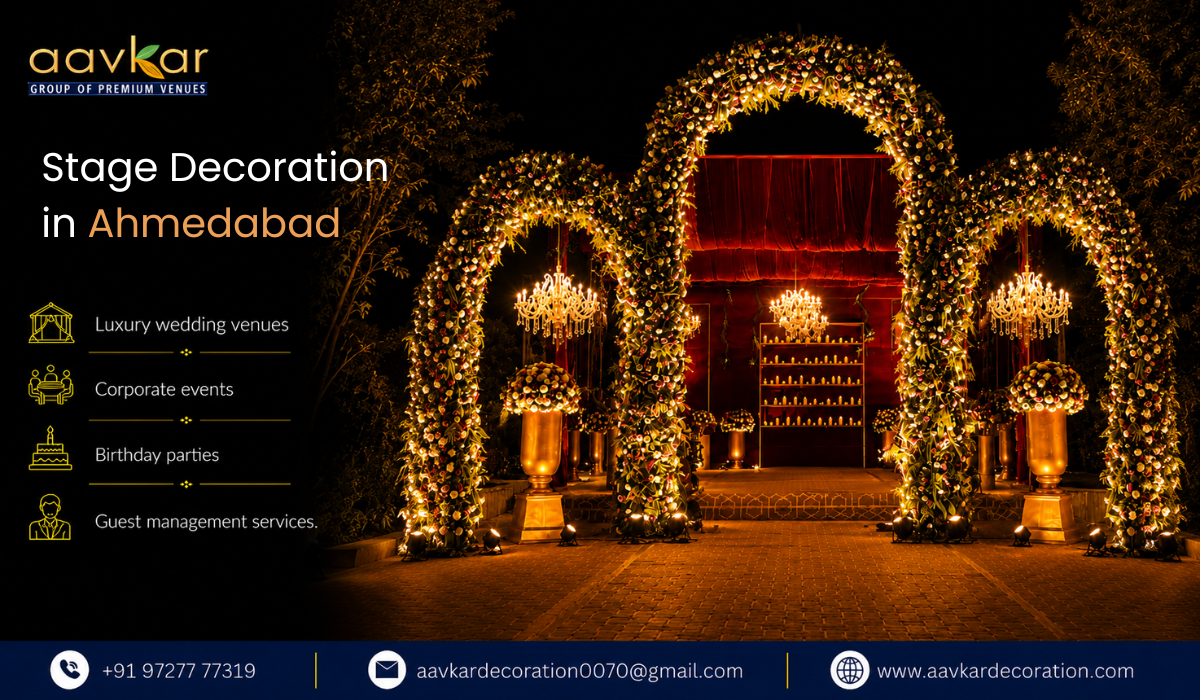 Stage Decoration in Ahmedabad
