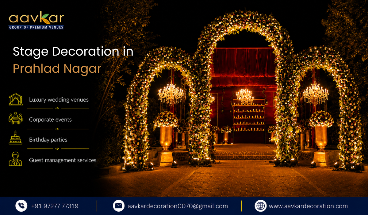 Stage Decoration in Prahlad Nagar