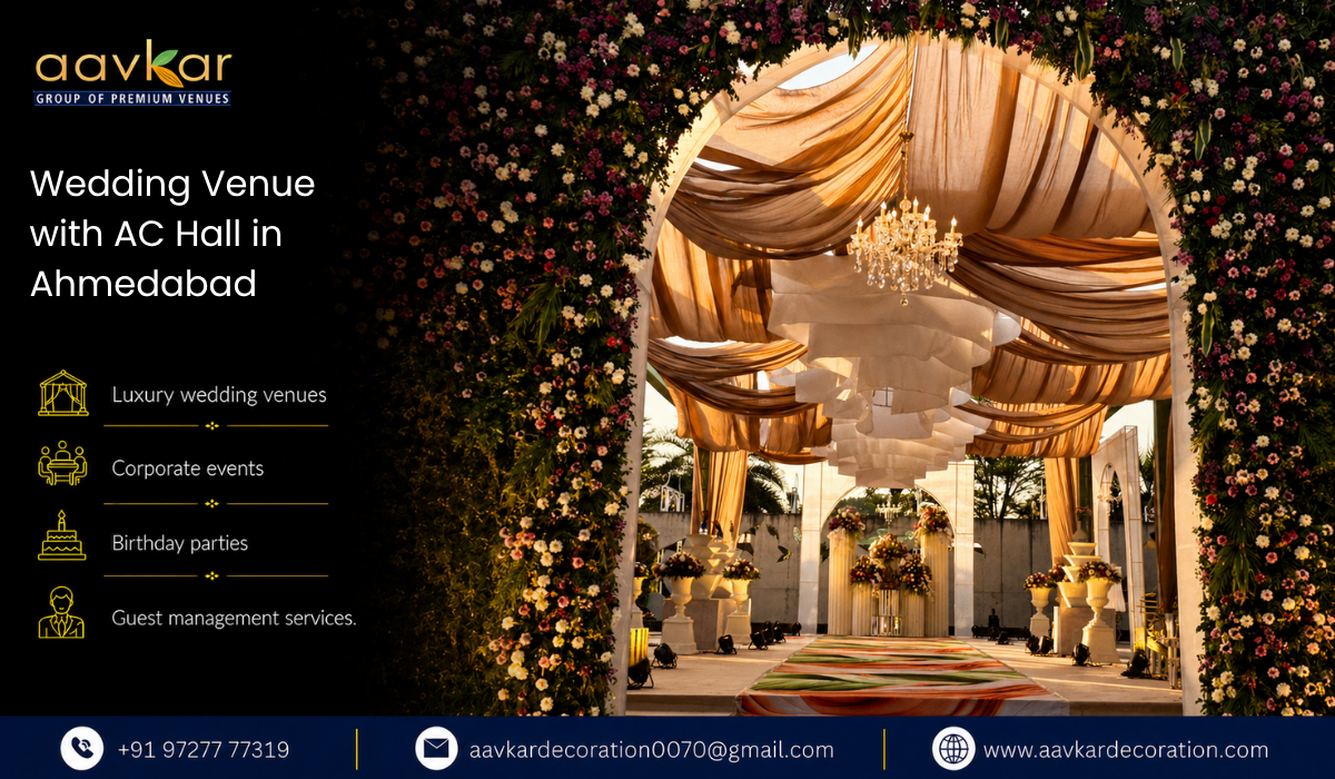 Wedding Venue with AC Hall in Ahmedabad